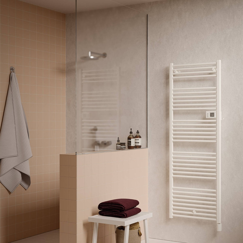 [PYL060C01A401NNN] FLECHE E-CENTRAL - radiateur seche-serviettes electrique 1000W, blanc, IRSAP - PYL060C01A401NNN