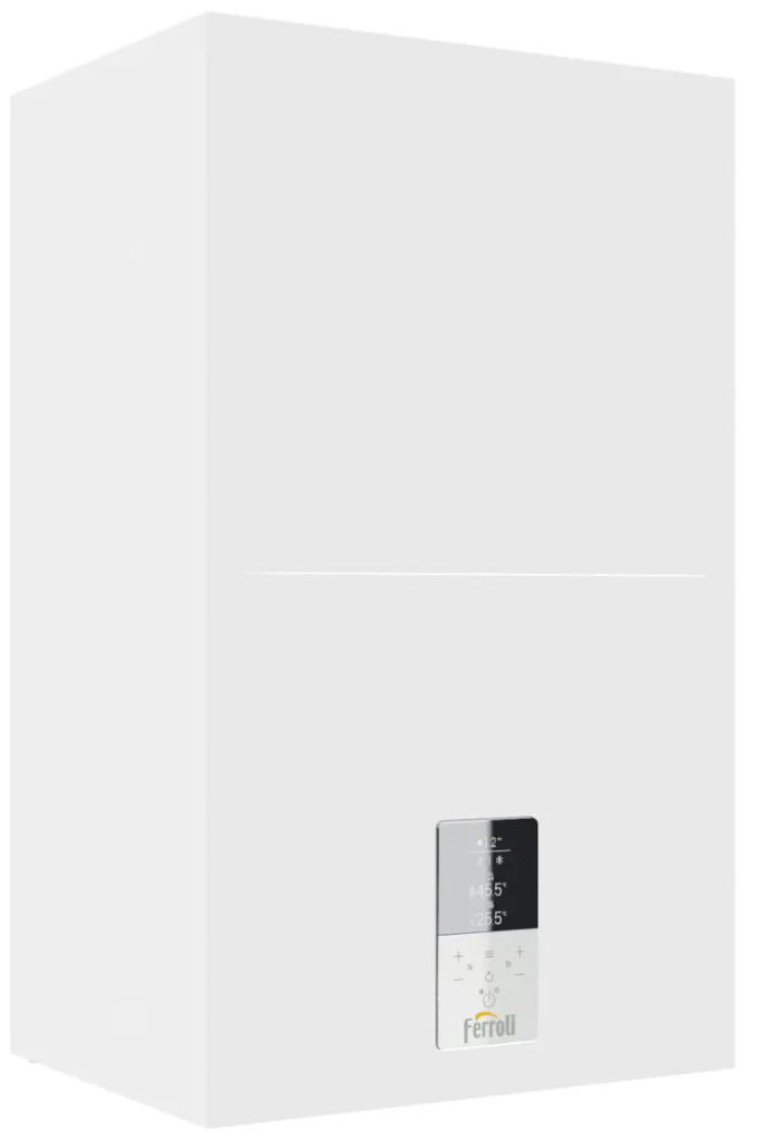 Chaudière murale à gaz de marque Ferroli modèle BLUEHELIX HITECH RRT 18 H