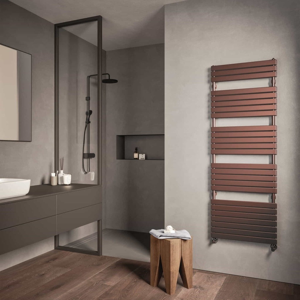 XILO 2 radiateur seche-serviettes eau chaude 582W, blanc, IRSAP - X2P050B01IR01NNN