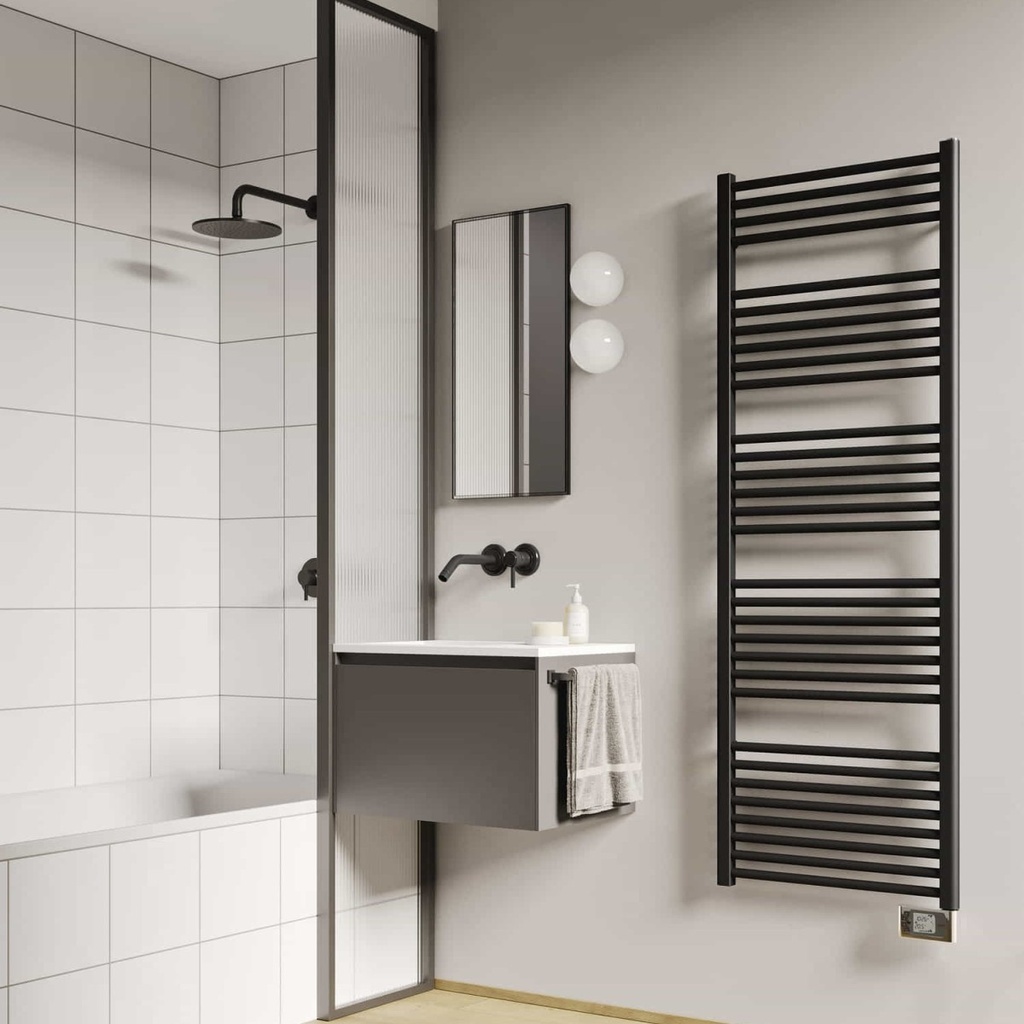 [PRM040G01A401NNN] FLECHE radiateur seche-serviettes electrique 300W, blanc, IRSAP - PRM040G01A401NNN