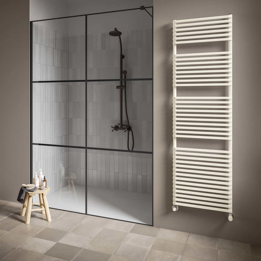 [NTE075B01IR01NNN] NET radiateur seche-serviettes chauffage central 1377W, blanc - NTE075B01IR01NNN