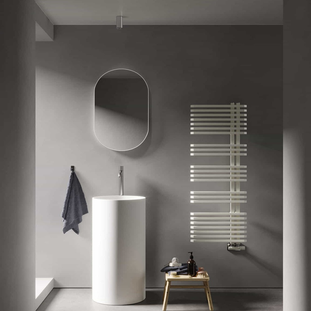 JAZZ_S radiateur seche-serviettes electrique 500W, blanc, IRSAP - ZRM050G01A401NNN