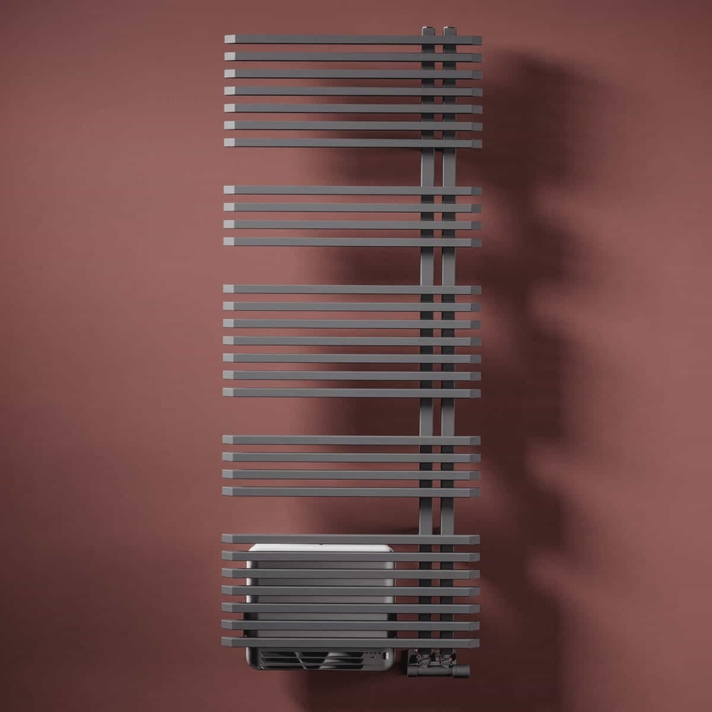 JAZZ_S BOOSTER radiateur seche-serviettes elec + soufflant 1000W, blanc, IRSAP - ZBG060A01A401NNN