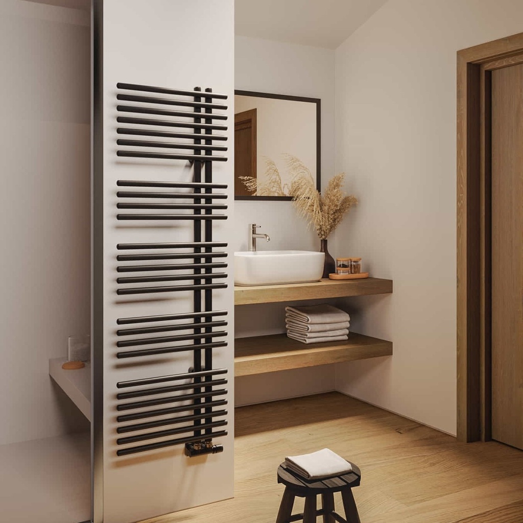 [YRM050G01A401NNN] FUNKY_S radiateur seche-serviettes electrique 500W, blanc, IRSAP - YRM050G01A401NNN