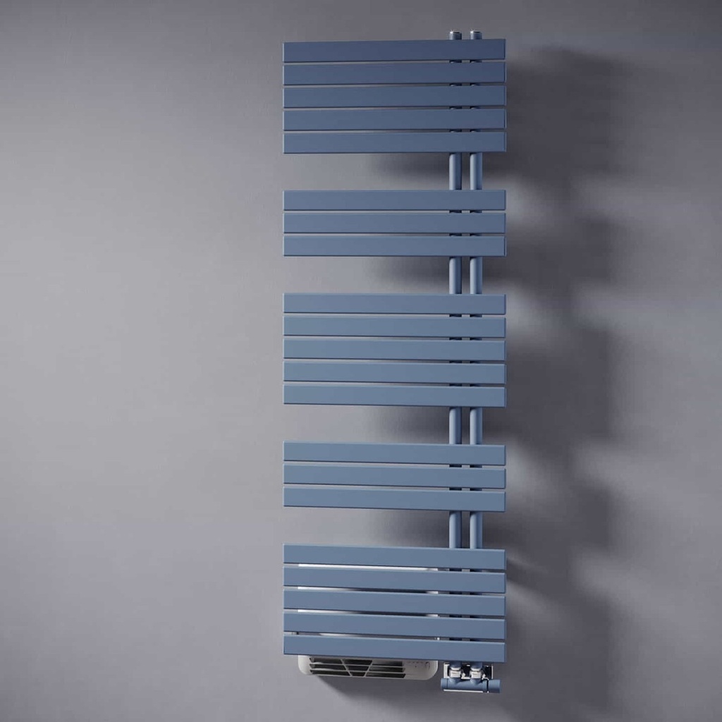 SOUL_S BOOSTER radiateur seche-serviettes elec + soufflant 1000W, blanc, IRSAP - UAE055A01A401NNN