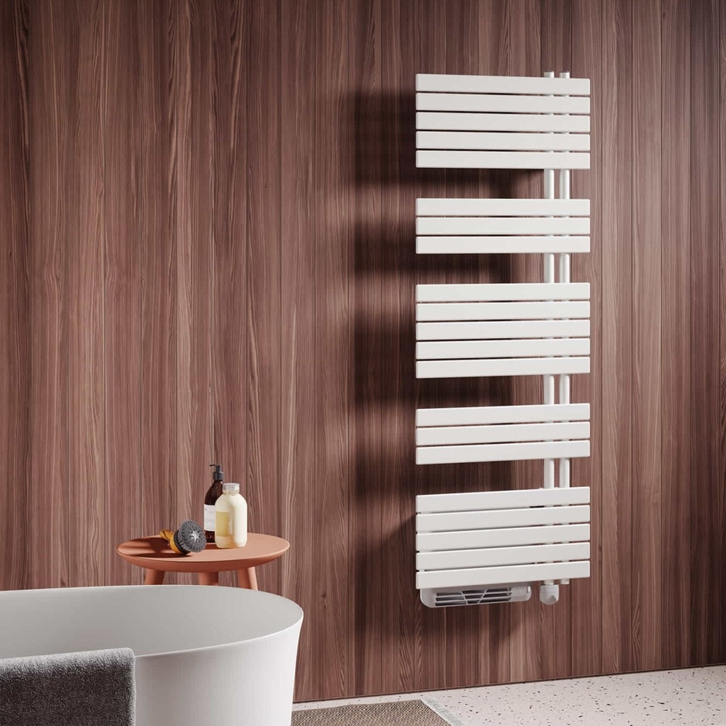 [SUG055A01A401NNN] SOUL BOOSTER rad. seche-serviettes electrique + soufflant 1000W, blanc, IRSAP - SUG055A01A401NNN