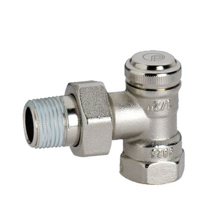 650DIN - Vanne de retour équerre 1/2" 
