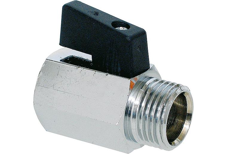 Mini vanne boisseau sphérique fem/male 1/2" type 405 - levier court