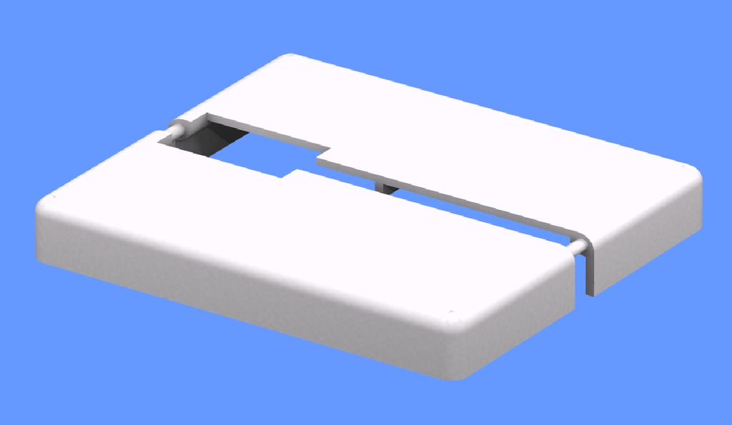 [Art.156/2] Plaque de recouvrement en plastique pour plaque de base 100/80mm