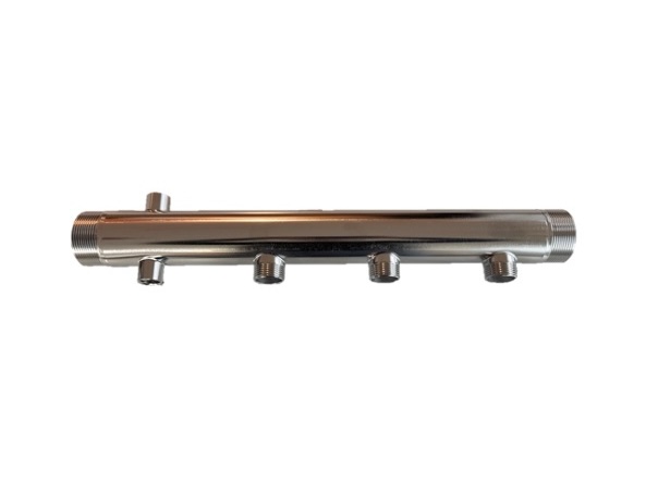 Collecteur distributeur industriel DN50 2''MxM en acier inox AISI 304    
