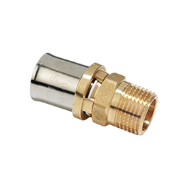 [RM107Y058] RM107 - Raccord à sertir droit mâle pour tube multicouche