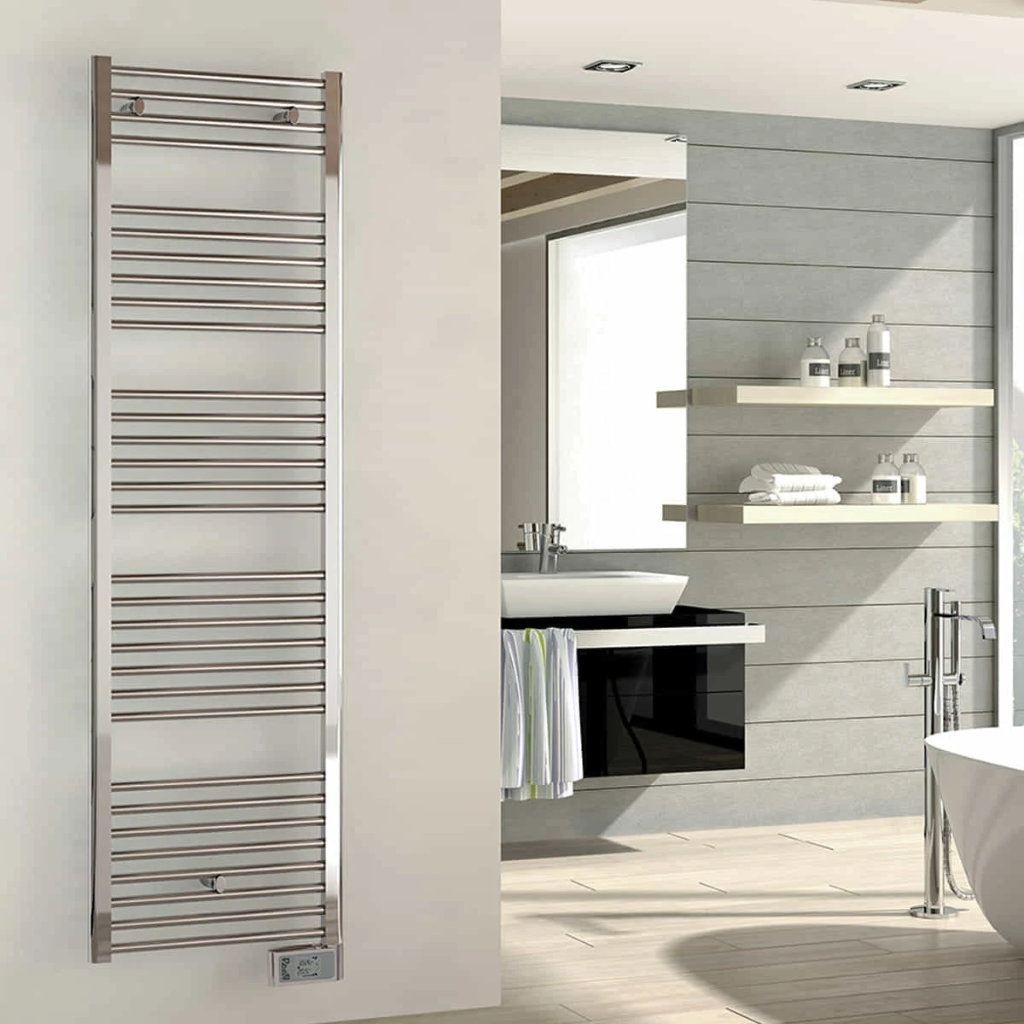 [PRL040G50A401NNN] FLECHE radiateur seche-serviettes electrique 500W, chromé, IRSAP - PRL040G50A401NNN