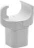 ATTDUBLE101 - Fixations pour collecteur D 40 x 30 mm avec distancier 50 à 60 mm réglable pour installation murale.