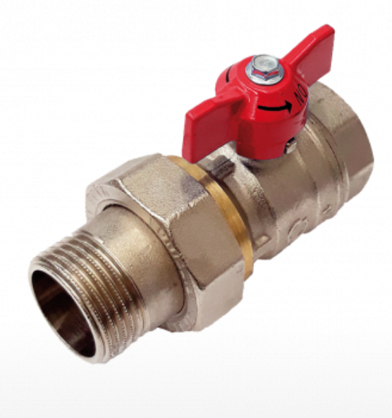 [7S00M5N1010R2A] Vannes 1"M - 1"F avec vis de rappel - papillons rouge