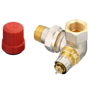 Robinets de radiateur, RA-N, Débit normal, Angle à gauche -  013G0234 Ø 1/2''