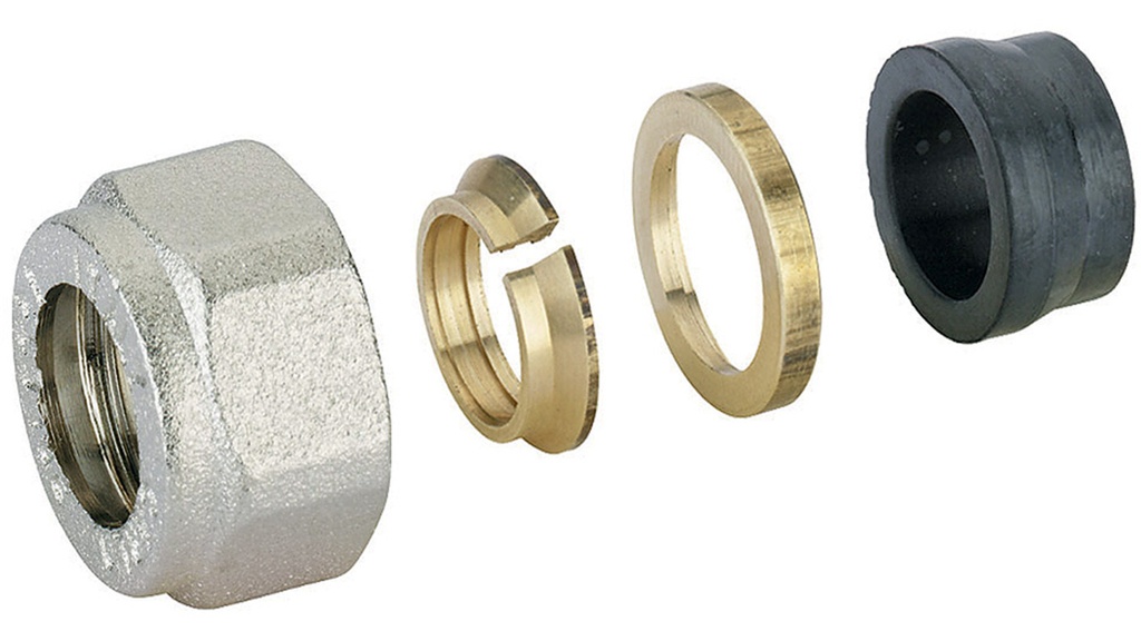 [A30602Q] Raccord pour tube cuivre / acier doux  Ø12 - 24-19