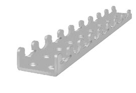 SAGER TUBOFIX Typ 3 - Profilé pour chauffage par le sol