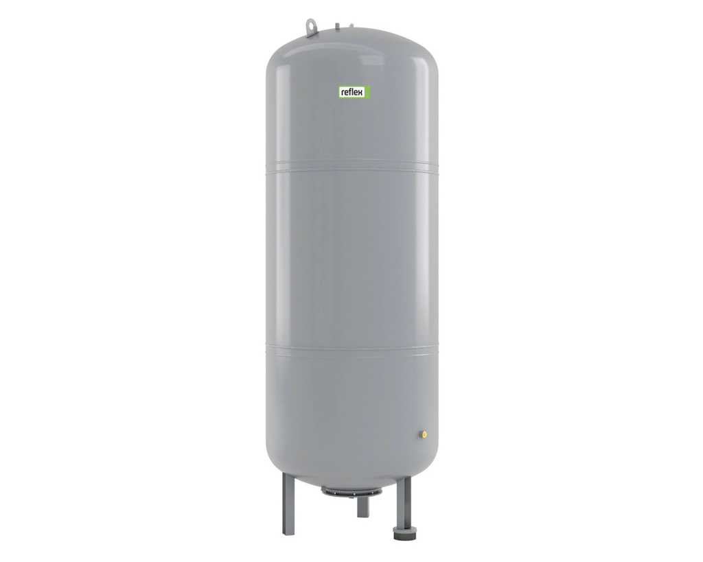 Vase de base RG 800 pour stations de maintien de pression Reflexomat, gris, 6 bar
