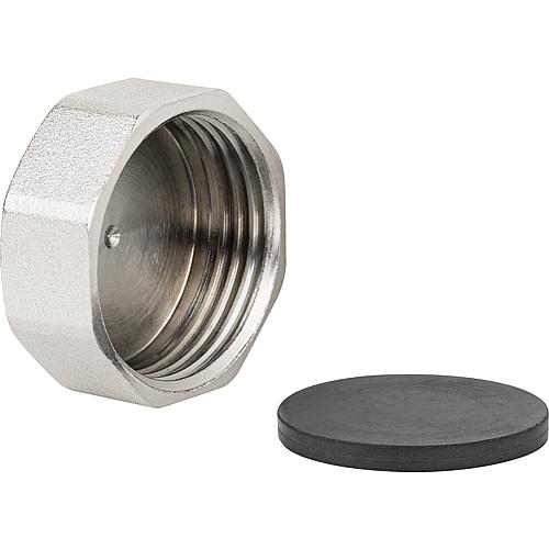 [9052759] Cape d'obturation nickelé femelle 1" - avec joint