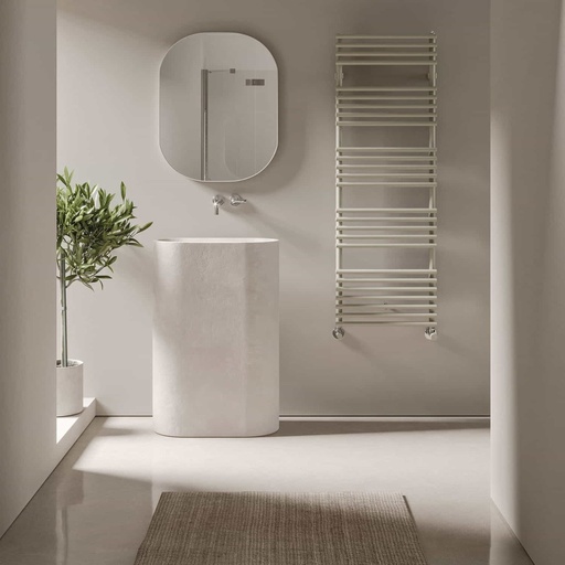 [KAS060B01IR05NNN] KART 50MM radiateur seche-serviettes eau chaude 419W, blanc, IRSAP - KAS060B01IR05NNN