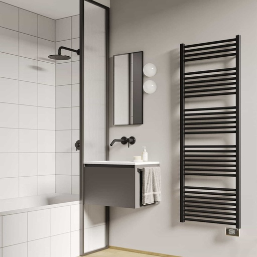 [PRM050G01A401NNN] FLECHE radiateur seche-serviettes electrique 750W, blanc, IRSAP - PRM050G01A401NNN