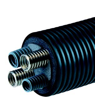 [118WPE145432] Conduite à distance WPE Austroflex pour pompe à chaleur - Acier Inox type 1.4404 (AISI 316L) - 2xDN32