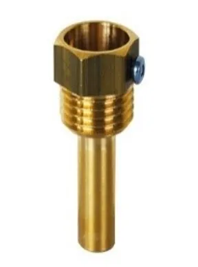 [112100] Hardegger - Doigt de gant laiton à visser 1/2" - L. 100mm